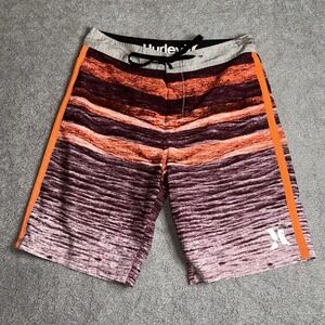 Hurley Phantom‎ Board Shorts Trunks Beach Surf Swim Casual Mens Sz 28 Colorful